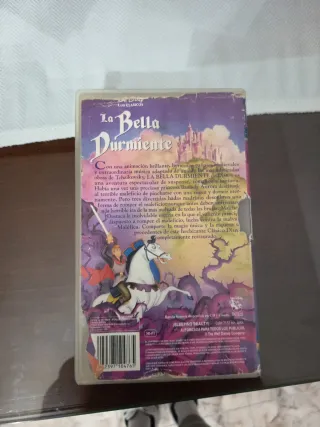 Película Disney VHS La Bella Durmiente