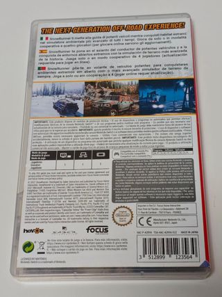 Juego Snow Runner Nintendo Switch