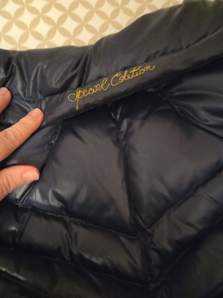 Plumífero Guru verde y Dorado