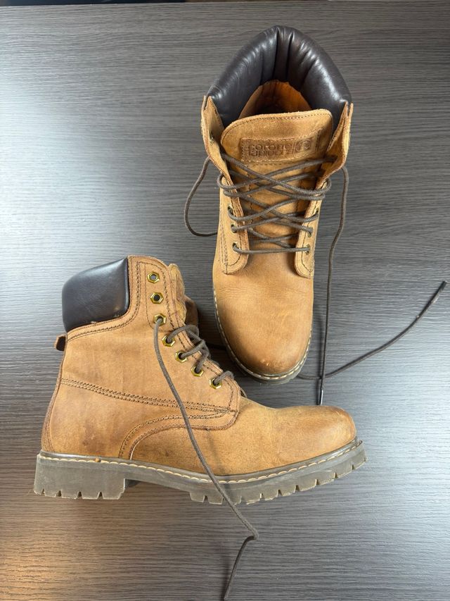 Botas estilo Timberland Beige/Marrón