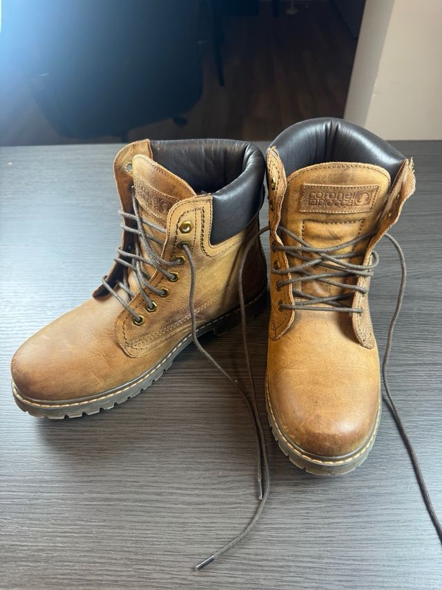 Botas estilo Timberland Beige/Marrón