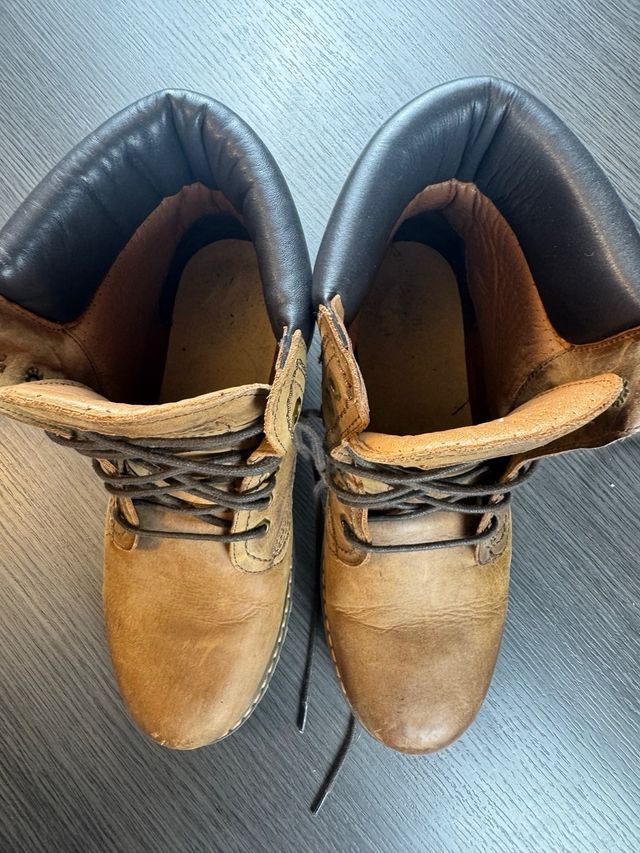 Botas estilo Timberland Beige/Marrón