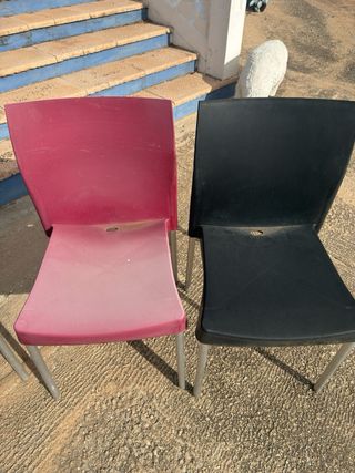 Sillas de plástico apilables Cruzcampo
