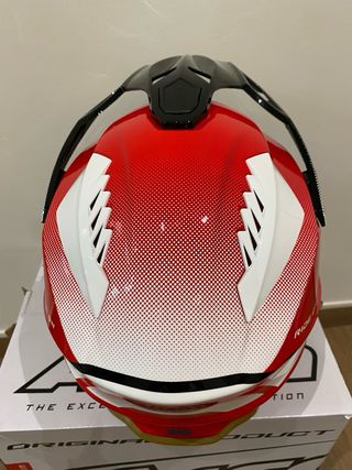 Casco Airoh Commander Trail Rojo