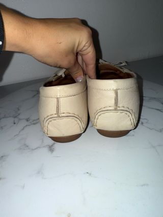 Mocassini donna beige