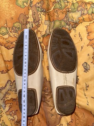 Mocassini donna beige