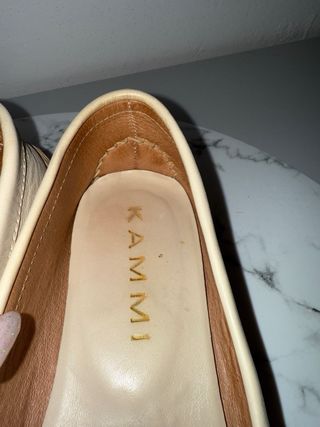 Mocassini donna beige