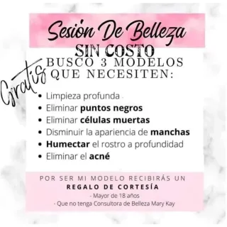 Sesión de Belleza Mary Kay Gratis