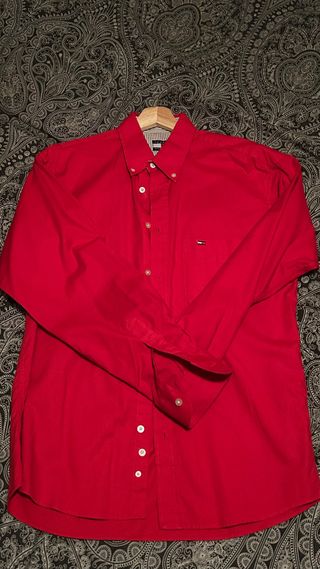 Camisa Tommy Hilfiger Roja Talla 43
