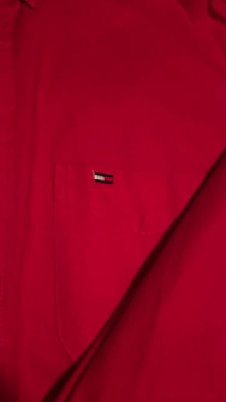 Camisa Tommy Hilfiger Roja Talla 43