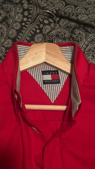 Camisa Tommy Hilfiger Roja Talla 43
