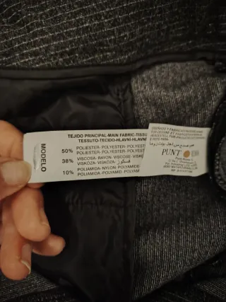 Pantalón de vestir Punt Roma gris