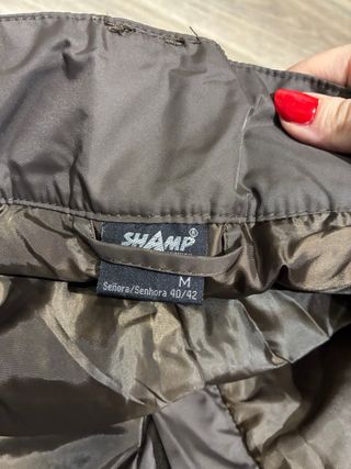 Pantalón de esquí/snowboard marrón con estrella