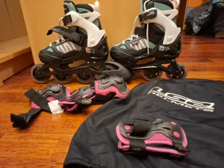 Patines Oxelo Talla 35-38 + Protecciones