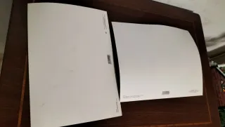 2 Postales Vintage Grandes: Mona Lisa y París