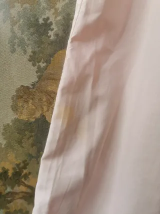 Camisón antiguo encaje valenciene  rosa