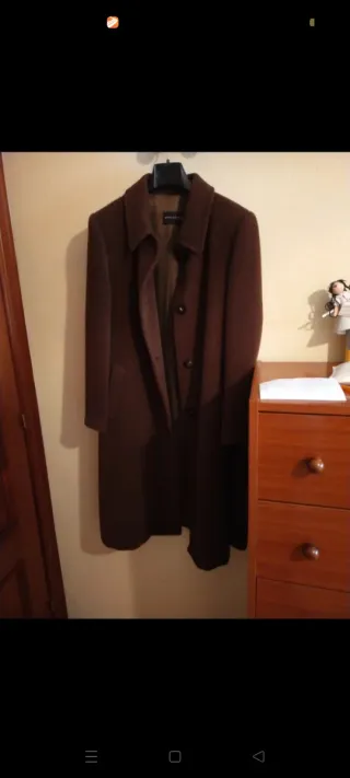 Abrigo de señora marrón