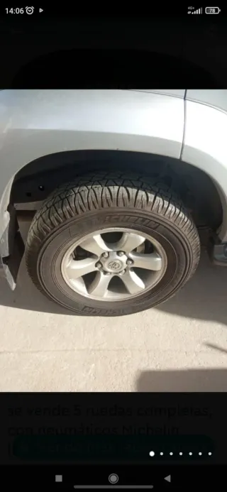 Llantas de toyota land cruiser 2007
