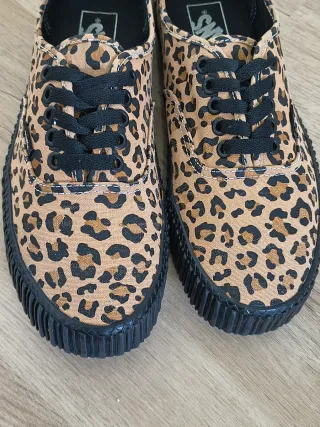 Zapatillas Vans Creeper Punk leopardo talla 41