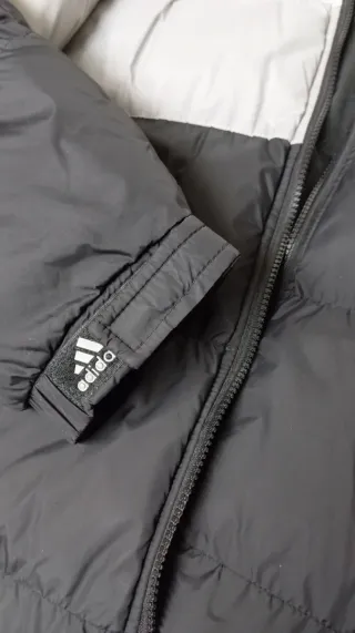 Chaqueta Adidas 4XL Negra Gris Blanca