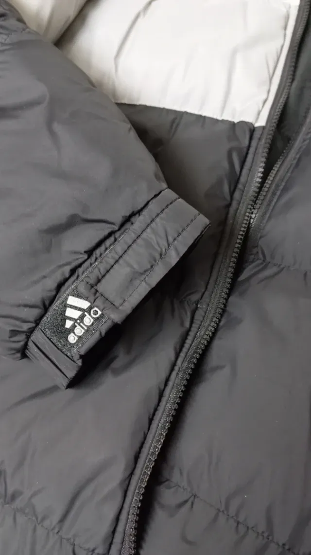 Chaqueta Adidas 4XL Negra Gris Blanca