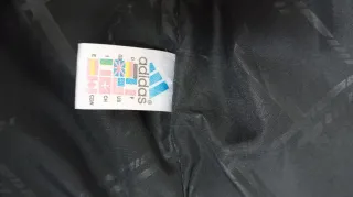 Chaqueta Adidas 4XL Negra Gris Blanca