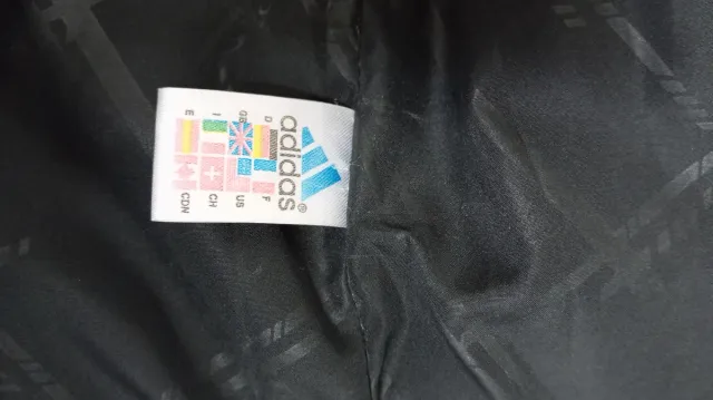 Chaqueta Adidas 4XL Negra Gris Blanca