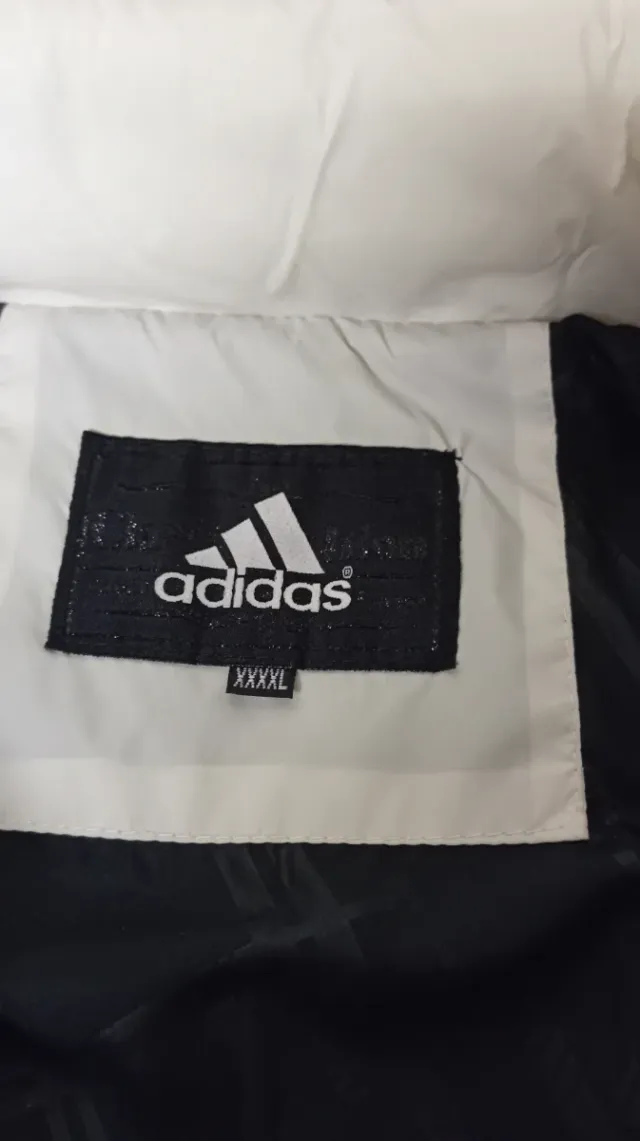 Chaqueta Adidas 4XL Negra Gris Blanca