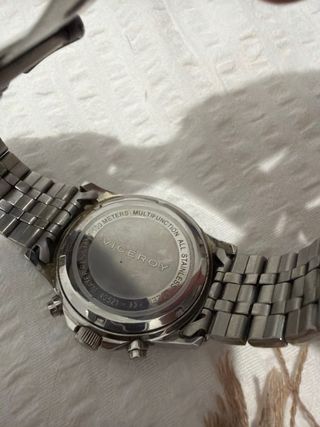 Reloj Viceroy Cronógrafo Negro y Plateado