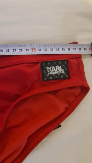 Bañador Karl Lagerfeld Rojo