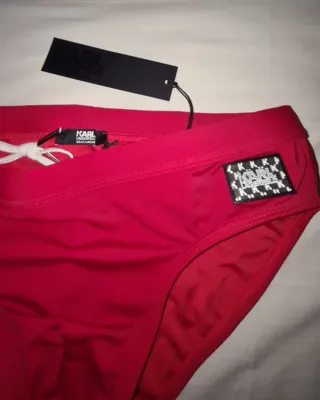 Bañador Karl Lagerfeld Rojo