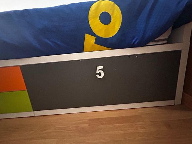 Cama nido infantil con cajones 90x190