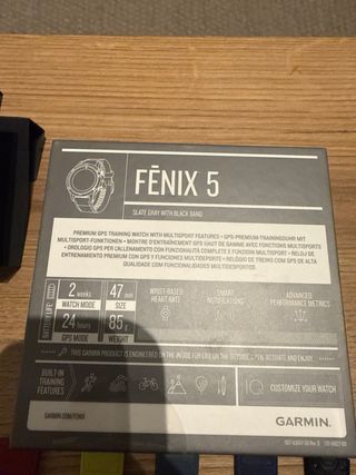 Garmin Fenix 5 Negro Incluye varias pulseras