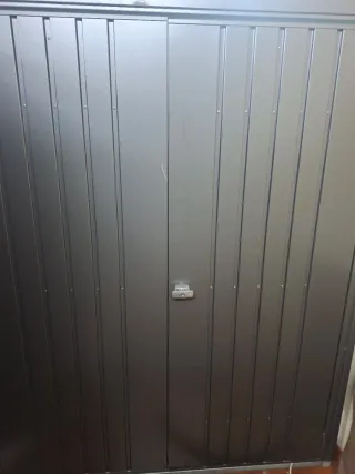 Armario Biohort GS190 Metal Negro/Plata