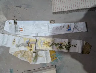 Estola de cura bordada