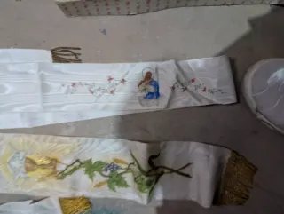 Estola de cura bordada