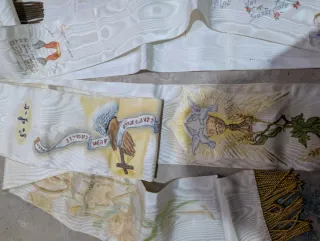 Estola de cura bordada