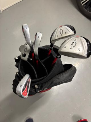 Bolsa de Golf Negra y Roja