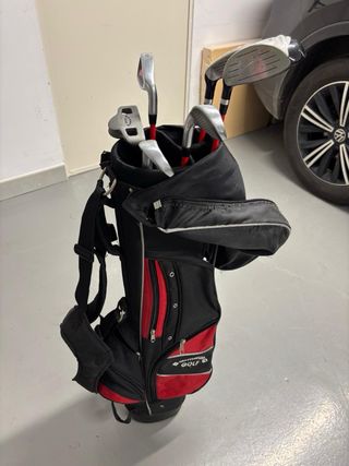 Bolsa de Golf Negra y Roja