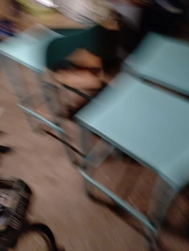 Taburetes altos color teal (Set de 3)