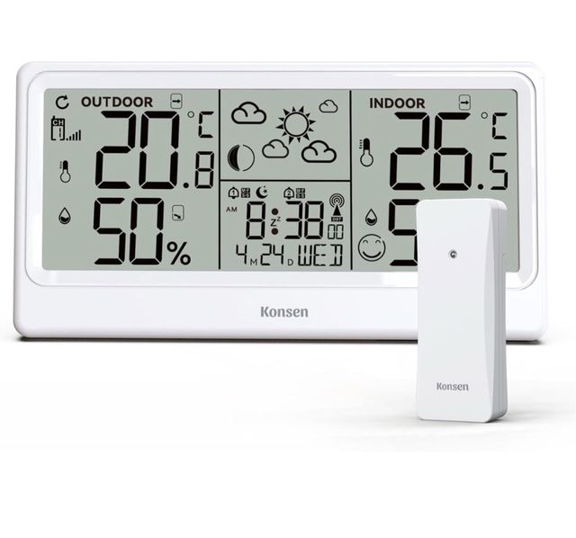 Estación meteorológica inalámbrica con sensor