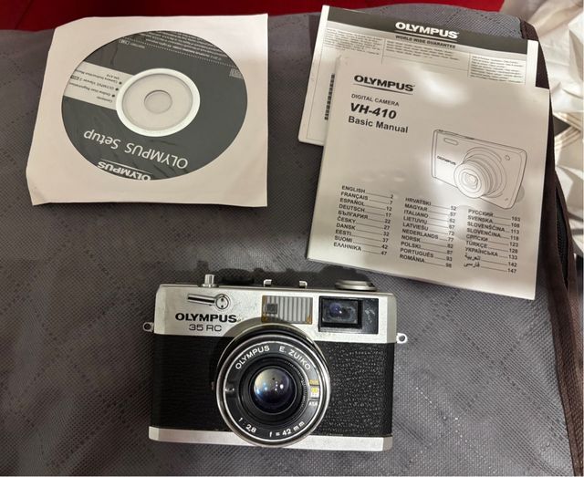 Cámara Olympus 35 RC carrete