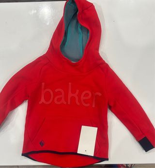 Sudadera Baker Roja 12-18 meses