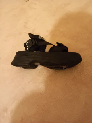 Sandalias plataforma negras talla 37