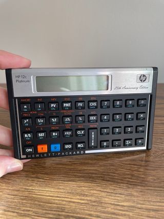 Calculadora financiera RPN HP 12c Platinum