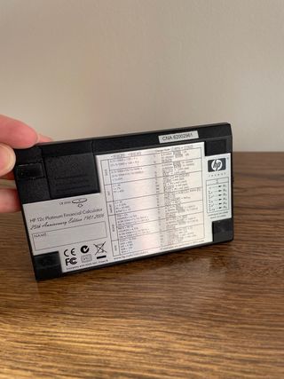 Calculadora financiera RPN HP 12c Platinum