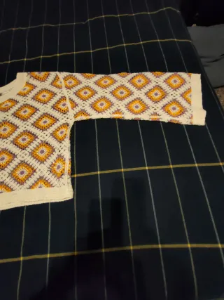 Jersey Crochet Desigual Talla L, Multicolor