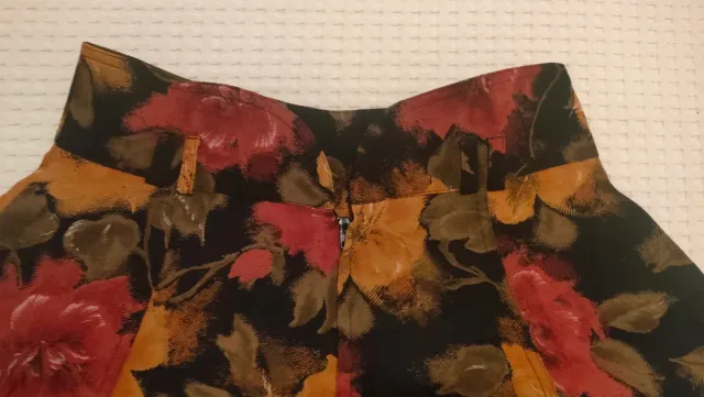 Falda larga estampada floral