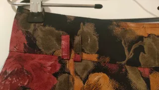 Falda larga estampada floral