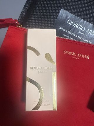 perfume mini base y neceser armani